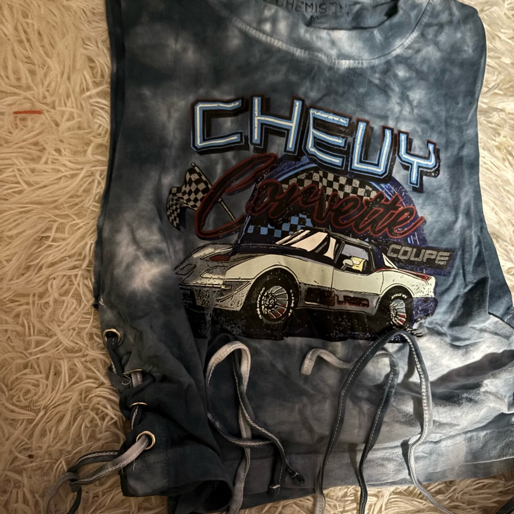 Chevy Corvette Graphic Tye Dye Tank Top